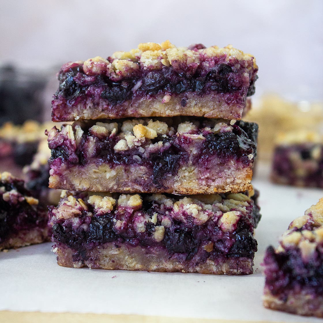 Blueberry Crumble Bars