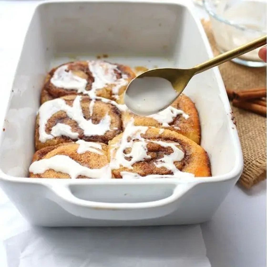 Cinnamon rolls keto o roles de canela