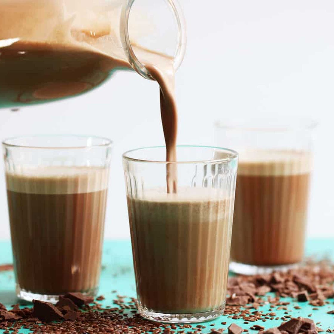 Creamy Chocolate Flax Milk in 10-Min