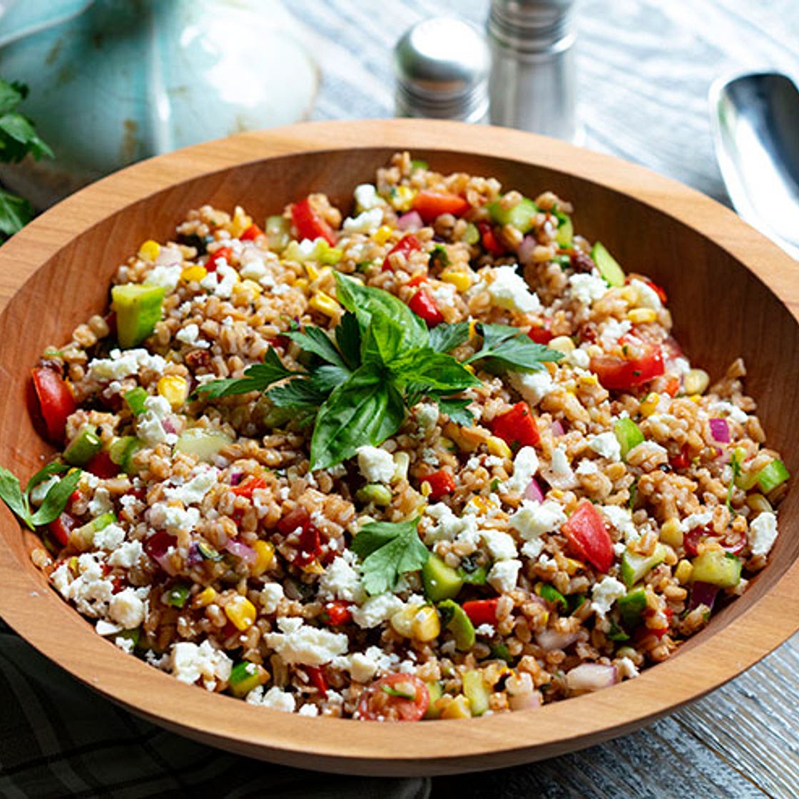 End of Summer Farro Salad