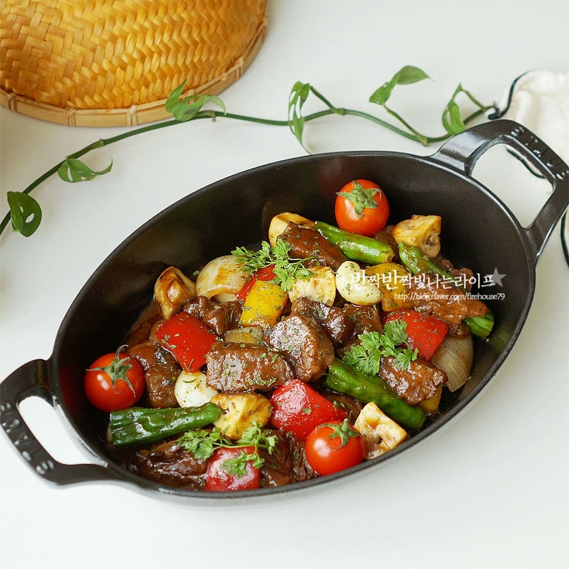 소고기 찹스테이크 소스 백종원 안심 찹스테이크 만들기