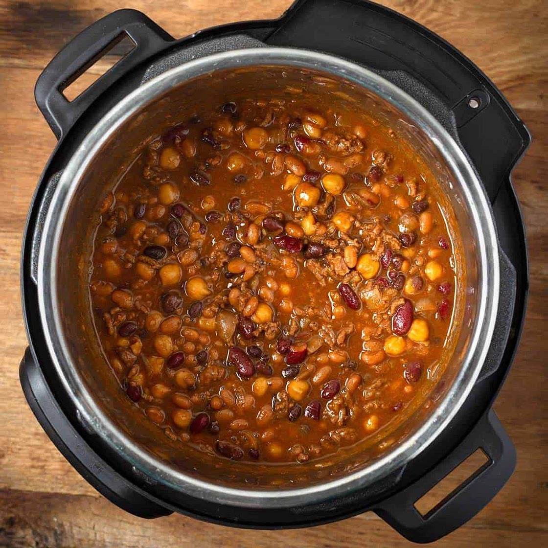 Instant Pot Hamburger Baked Beans