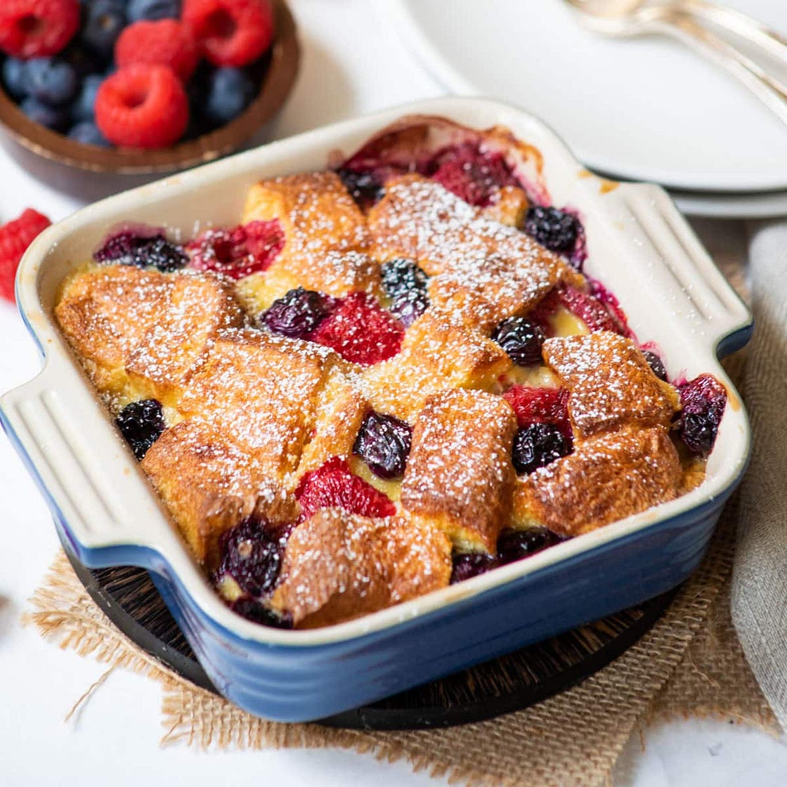 Very Berry Bread Pudding