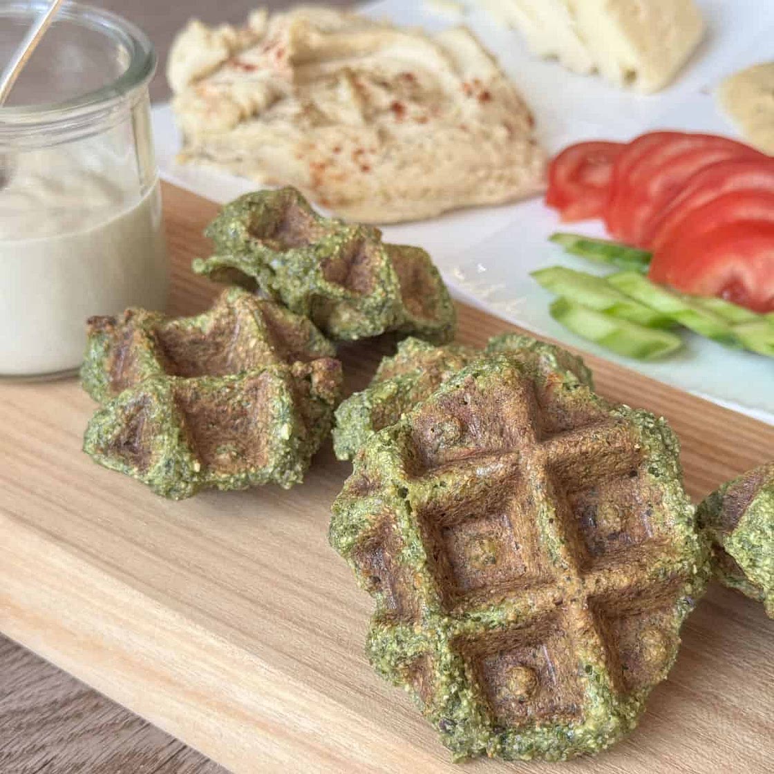 Falafel waffle – Crispy, Modern Middle Eastern Twist