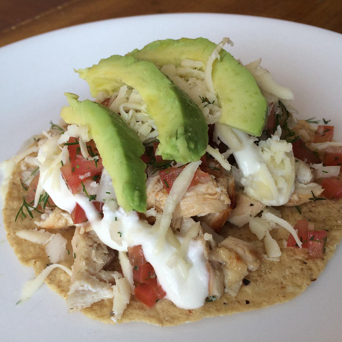 Receita de Tortilha mexicana com frango