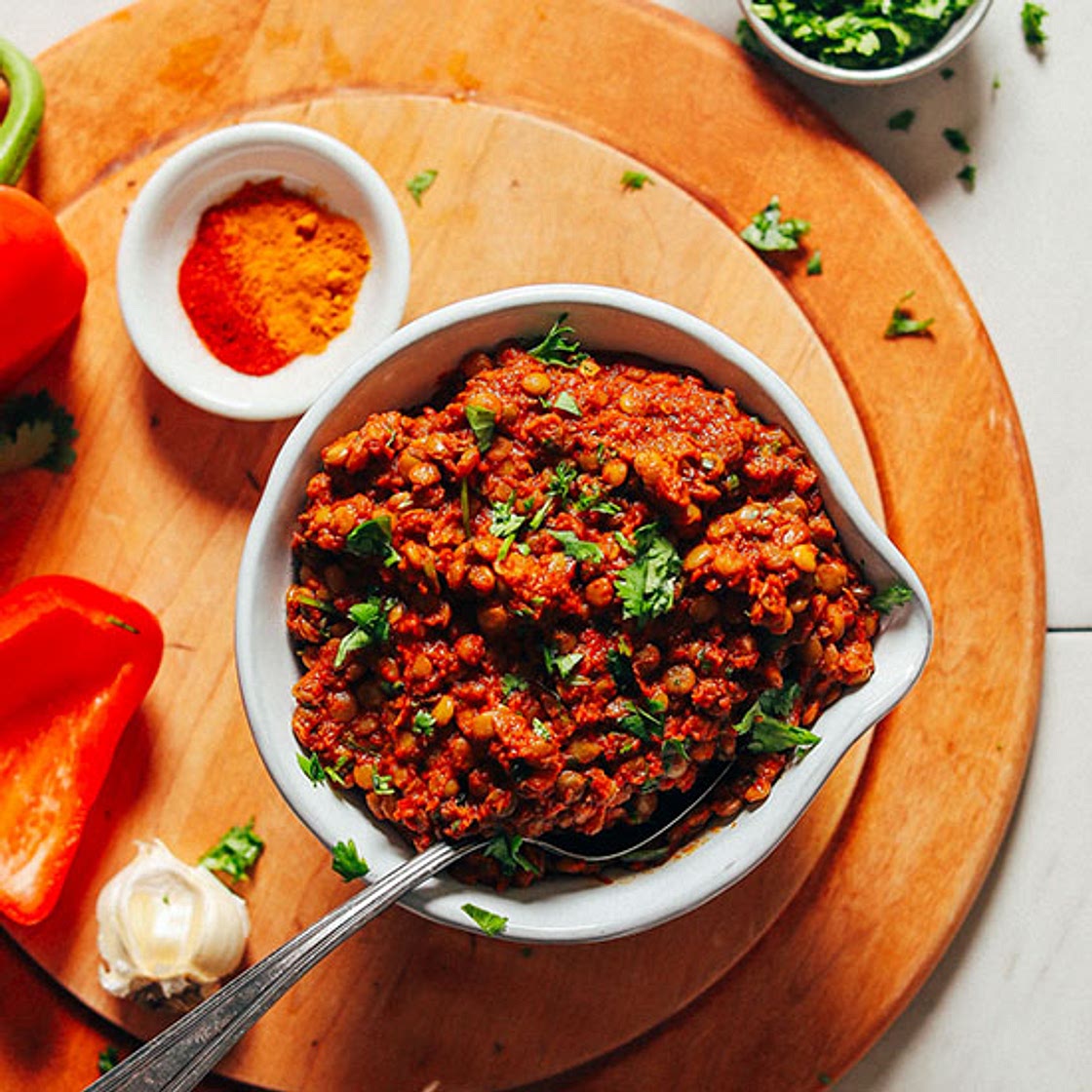 Saucy Moroccan-Spiced Lentils