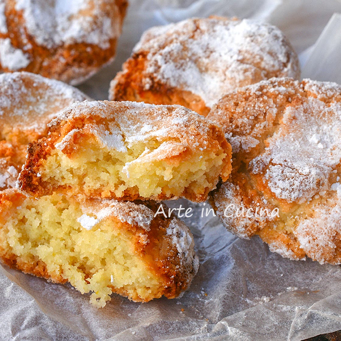 Mandorlette al limone biscotti morbidi veloci