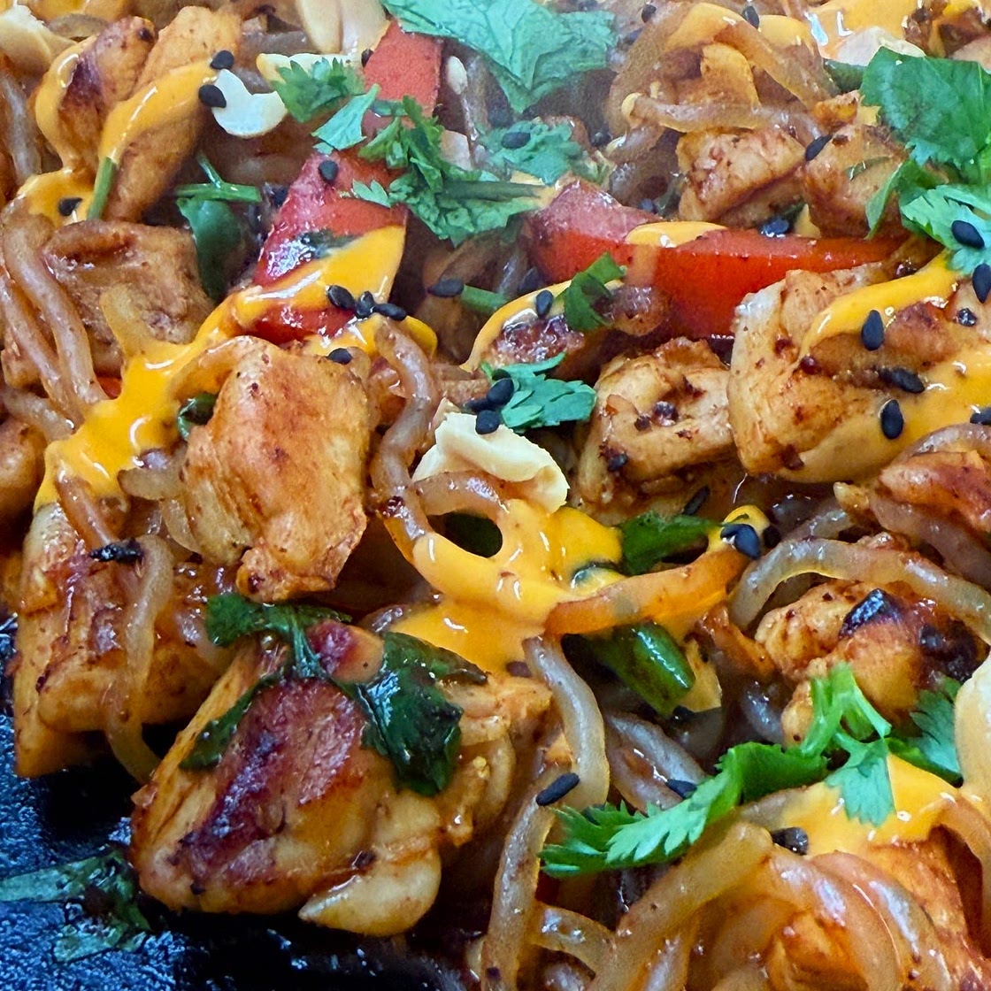 Blackstone Low Carb Korean Chicken Noodles