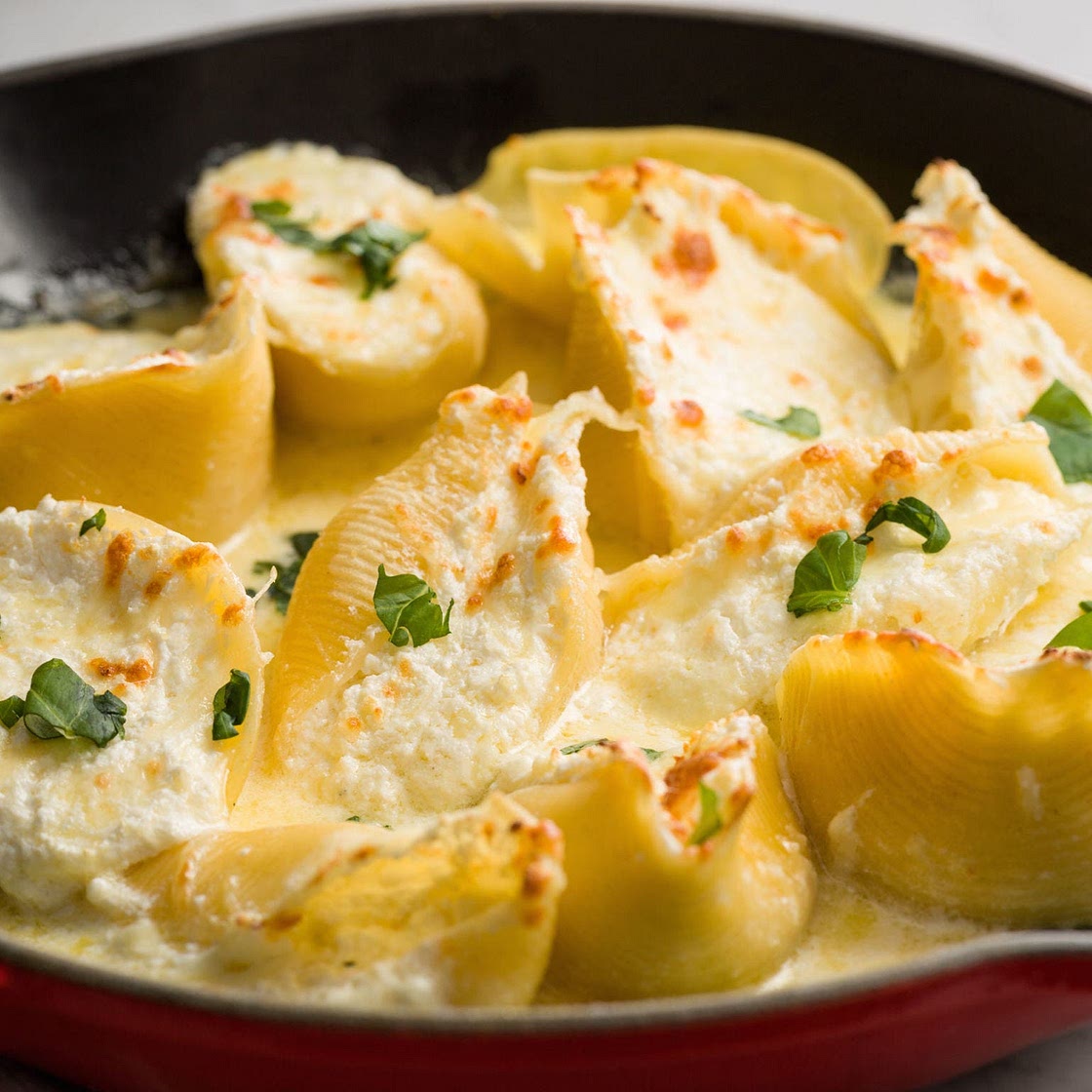 Four-Cheese Stuffed Shells