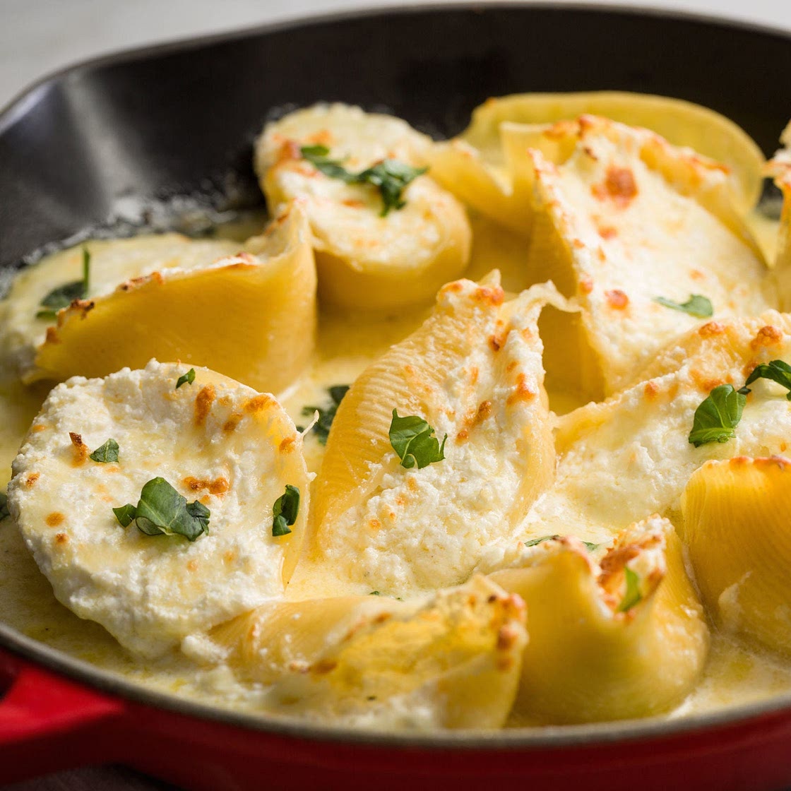 Four-Cheese Stuffed Shells