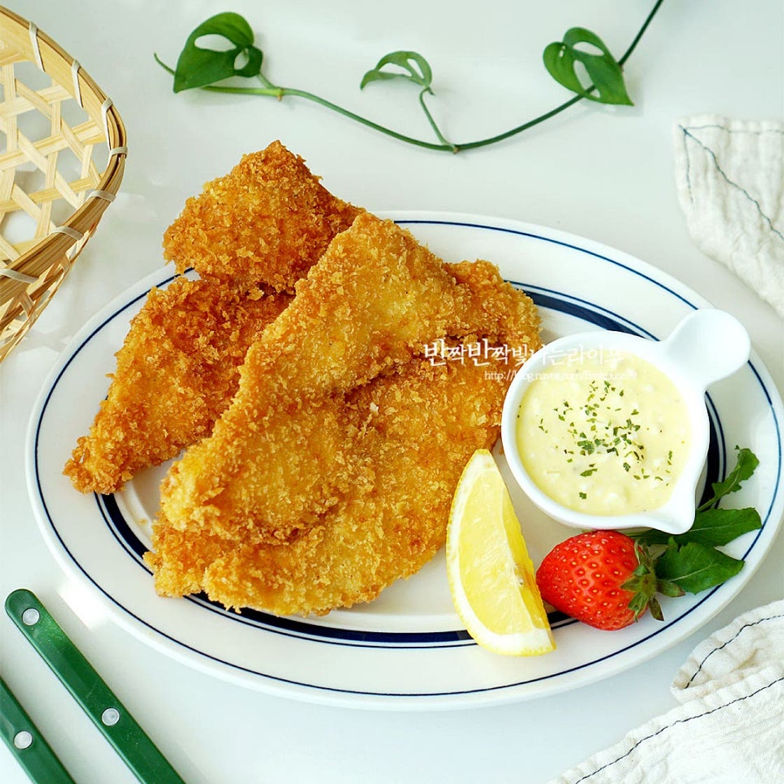 생선까스 만들기 달고기 생선까스 소스 만드는 법 타르타르 소스 만들기