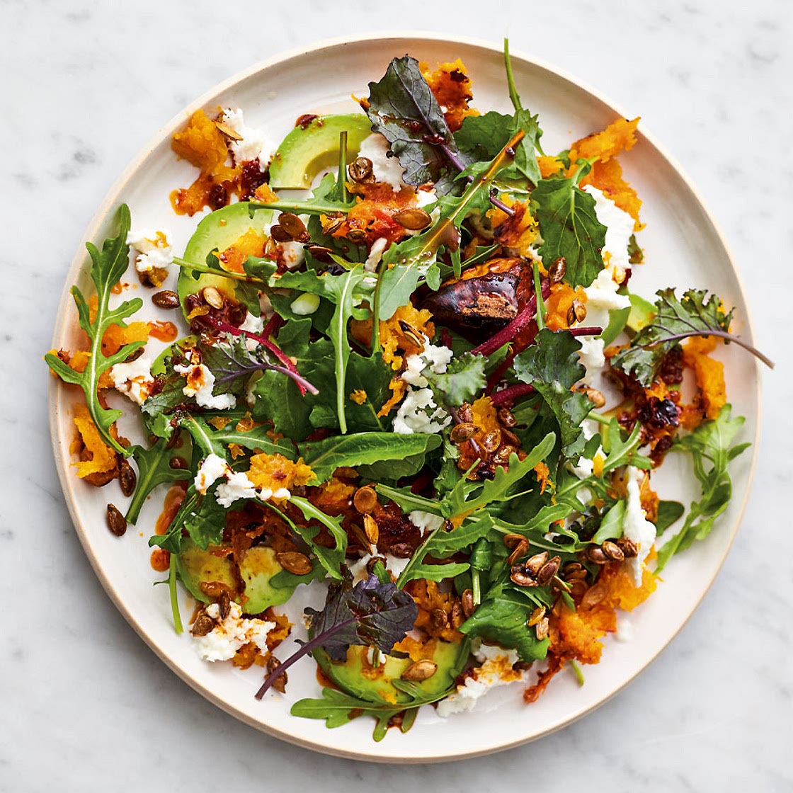 Ensalada de calabaza y harissa (Harissa squash salad)