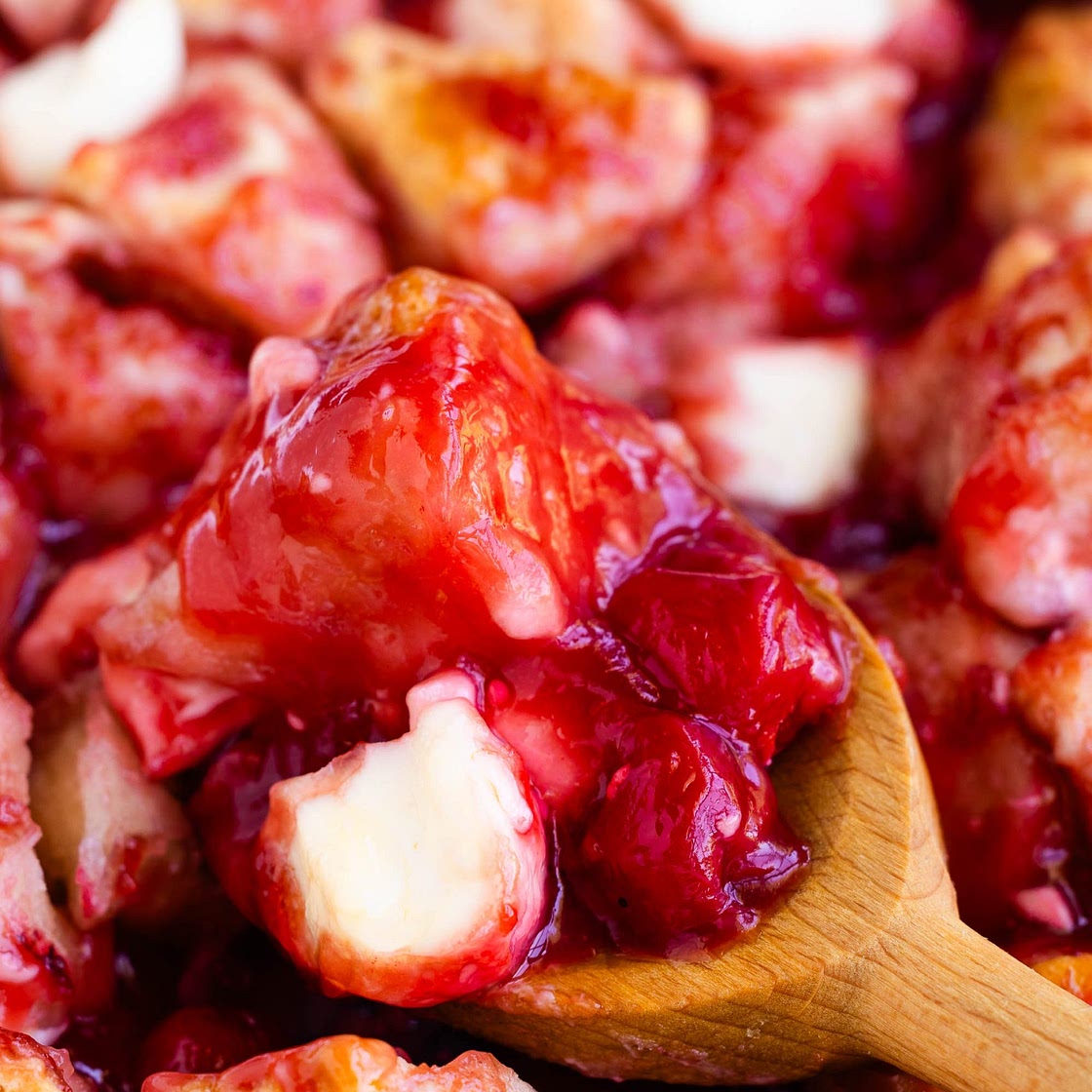 Cherry Cream Cheese Pie Bubble-up