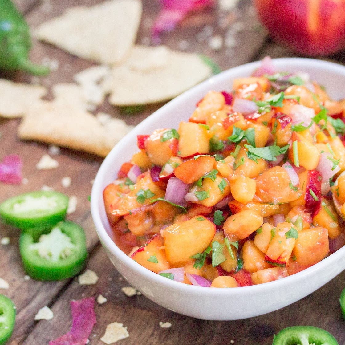 Spicy Peach Salsa