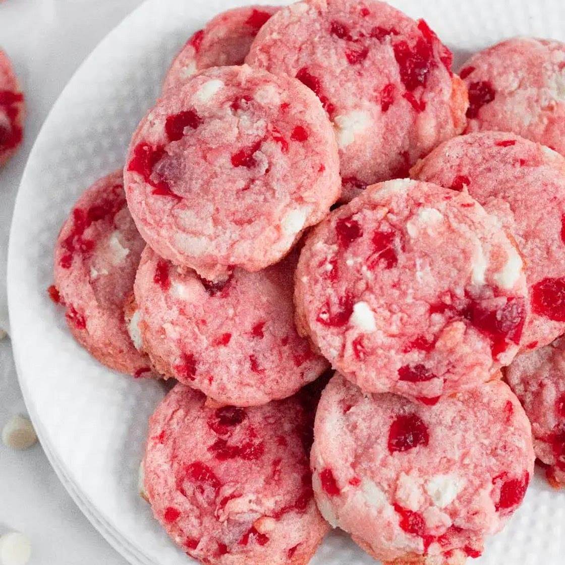 Cherry Chip Cookies (Gluten Free & Vegan)