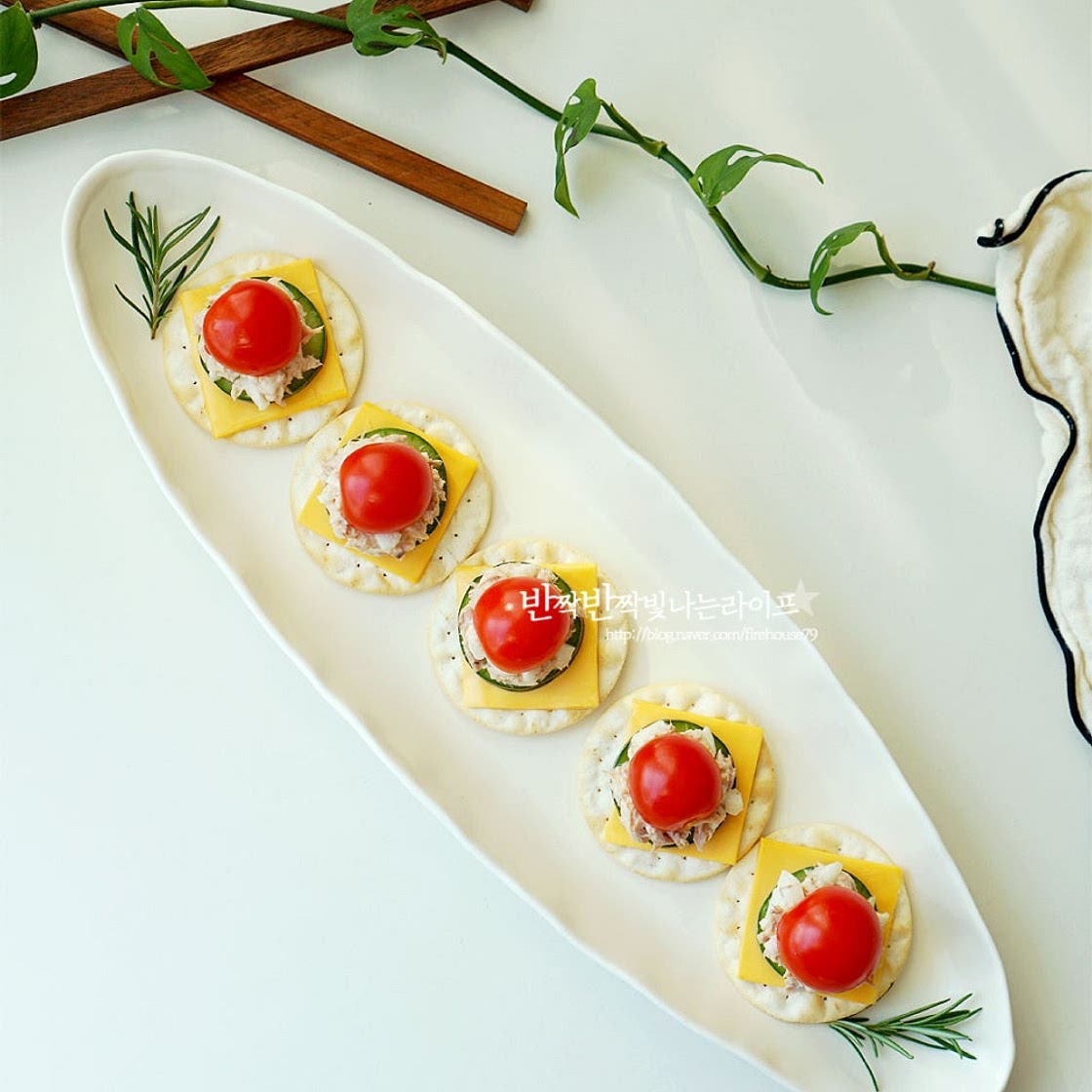 참치 카나페 만들기 까나페 핑거푸드 만드는 법