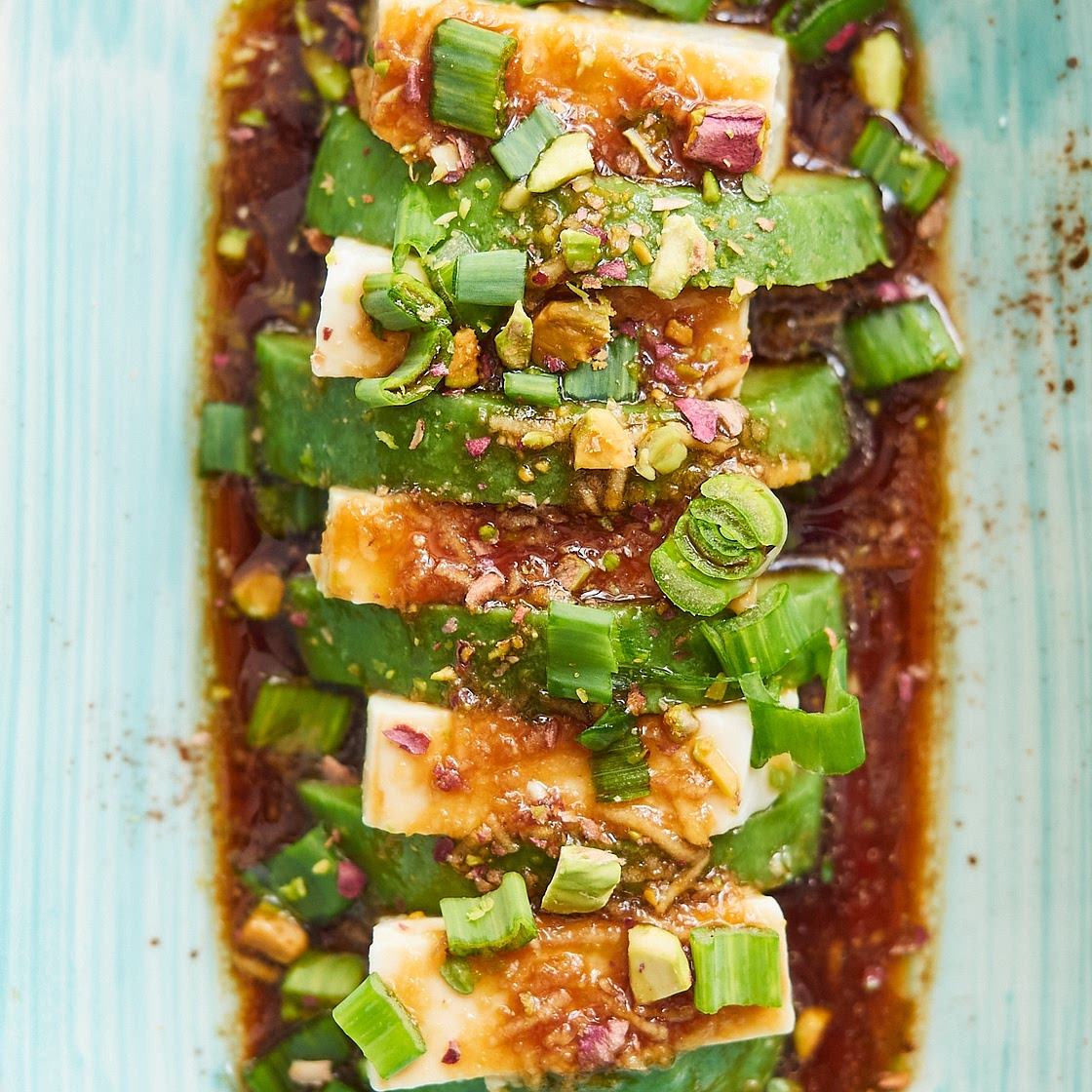 Vegan Tofu Avocado Salad