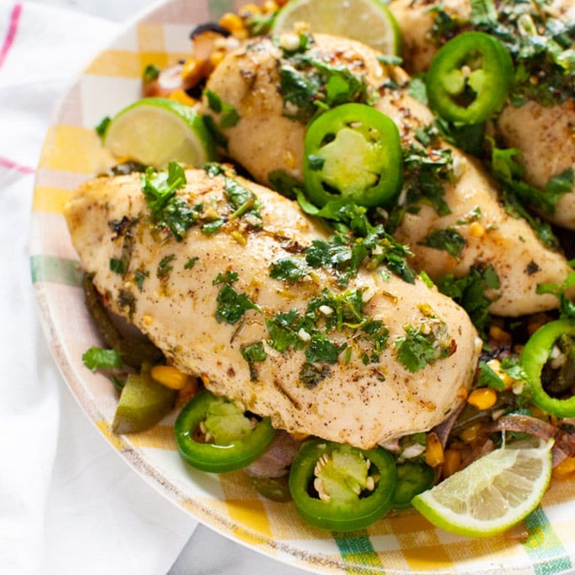 Sheet Pan Cilantro Lime Chicken Recipe