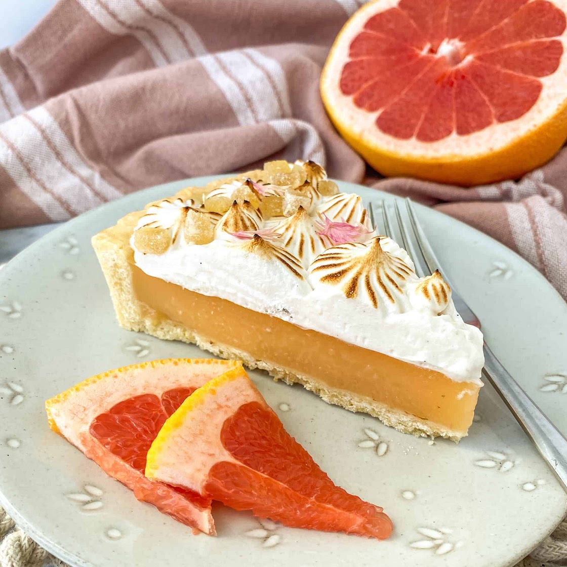 Ginger Grapefruit Tart