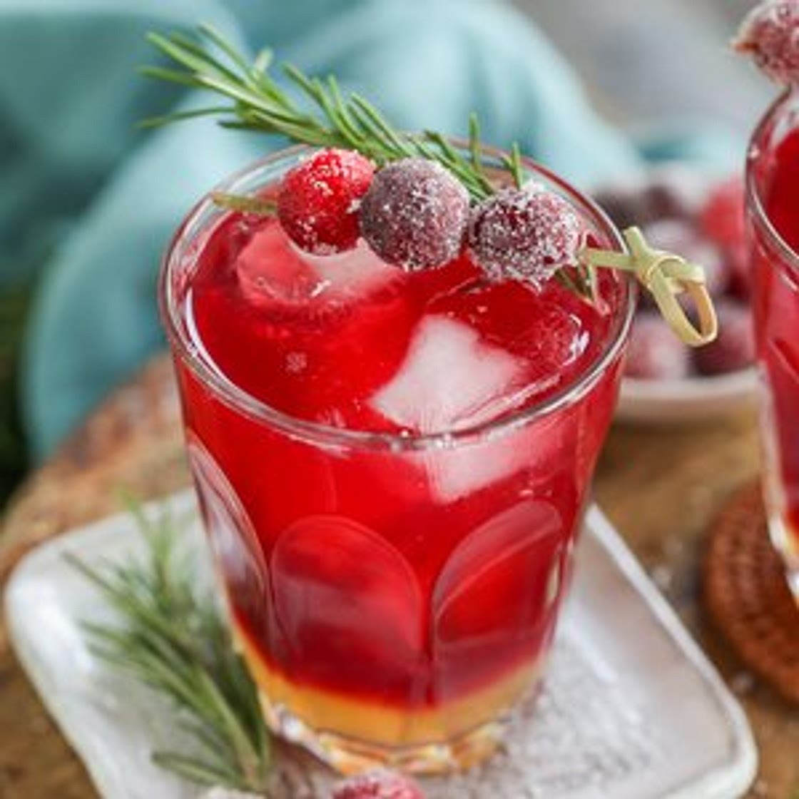 Rosemary Cranberry Mocktail