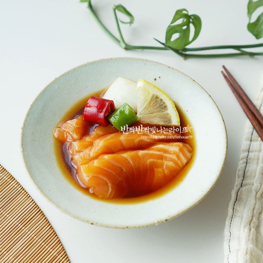 연어장 만들기 간장 연어장 레시피 연어장소스
