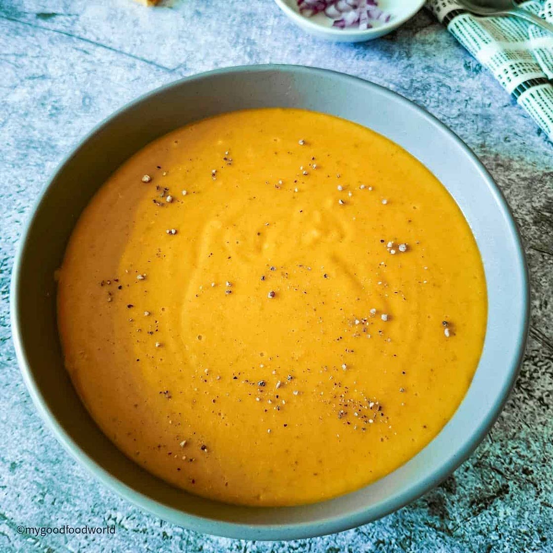 Curried Lentil Carrot Soup Recipe