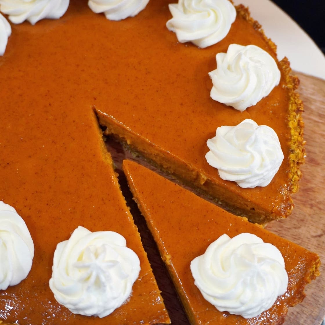 Pumpkin Pie with Oatmeal Pie Crust