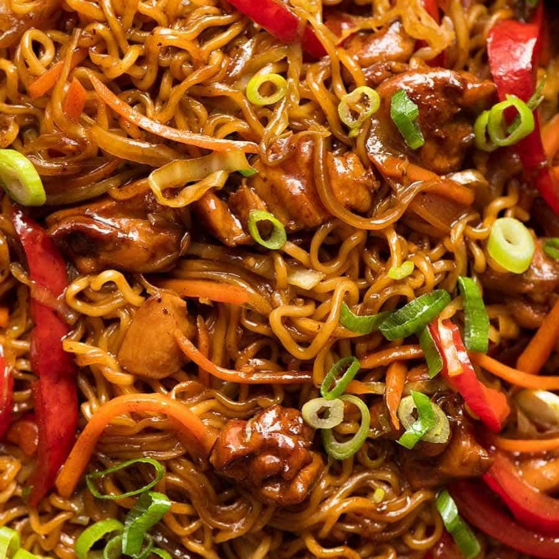 Chicken Vegetable Ramen Noodles