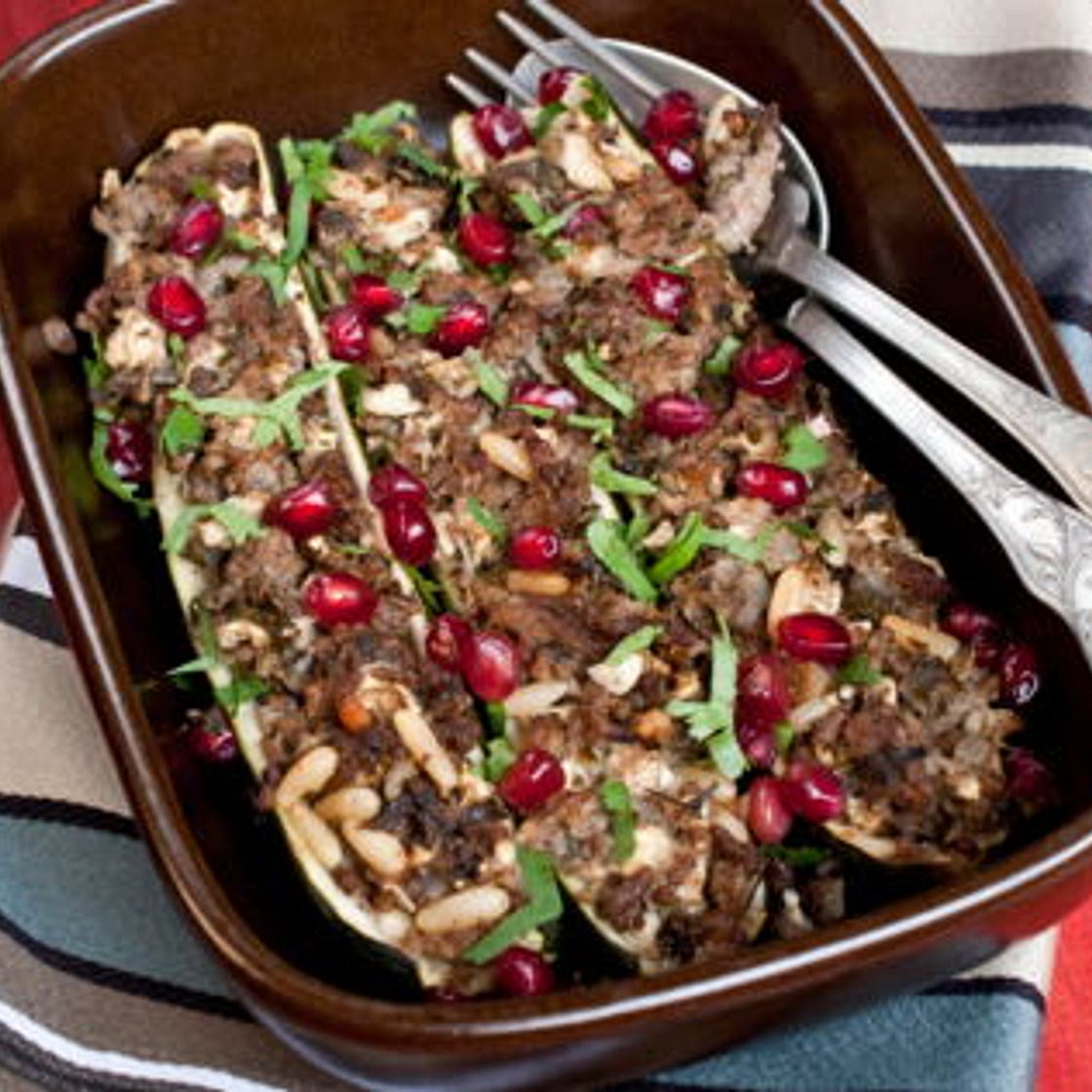 Courgettes farcies à l'égyptienne