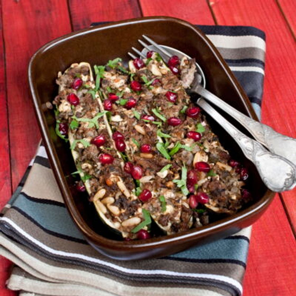 Courgettes farcies à l'égyptienne