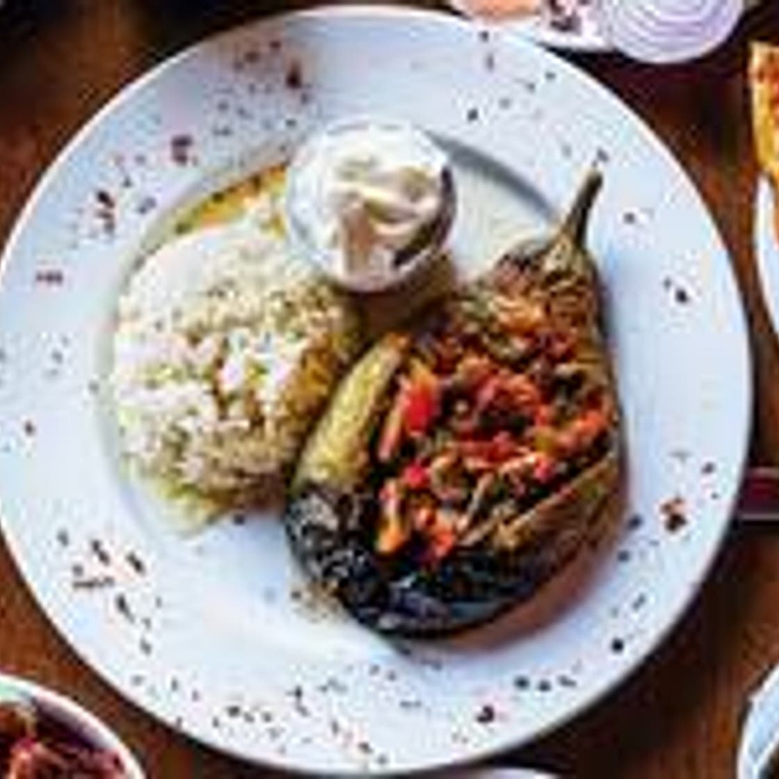 Turkish Stuffed Eggplants