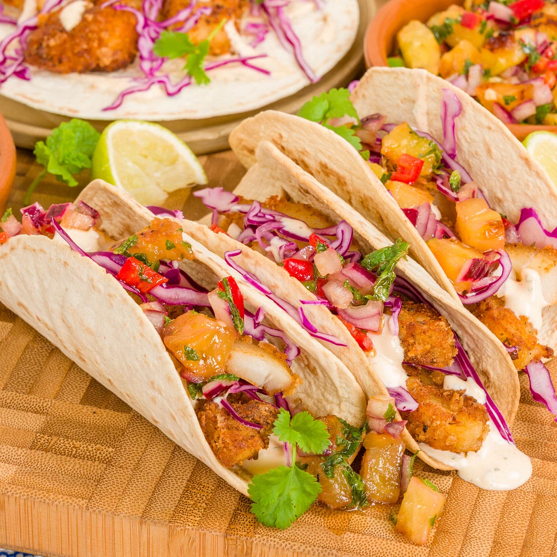 Bang Bang Crispy Fish Tacos