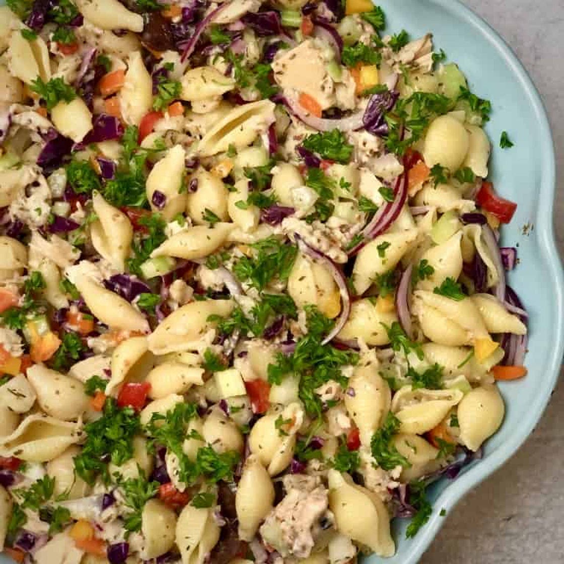 Italian Seasoned Tuna Pasta Salad