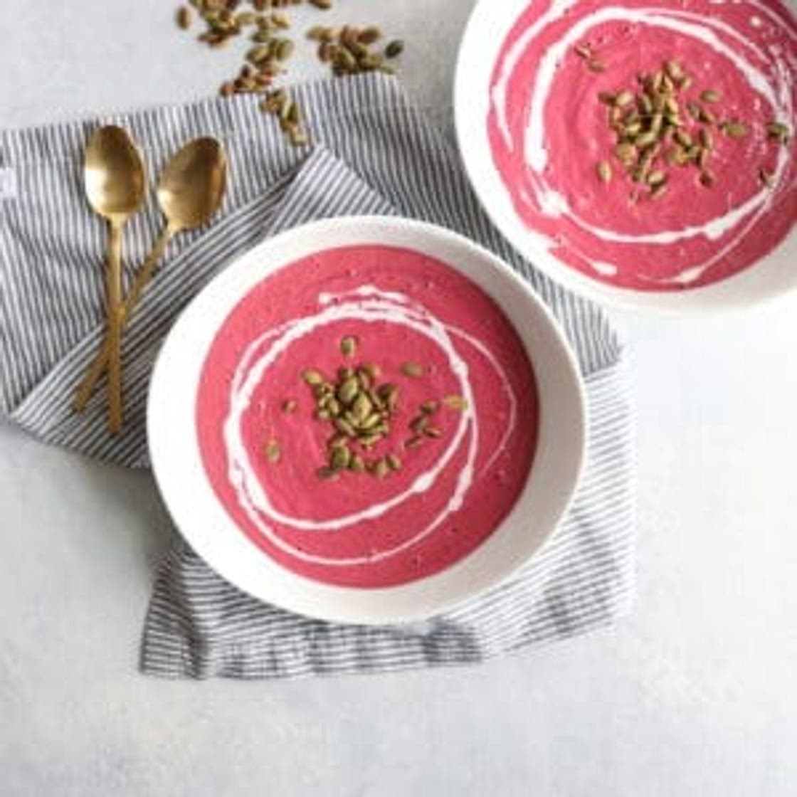 Beet + Leek Soup