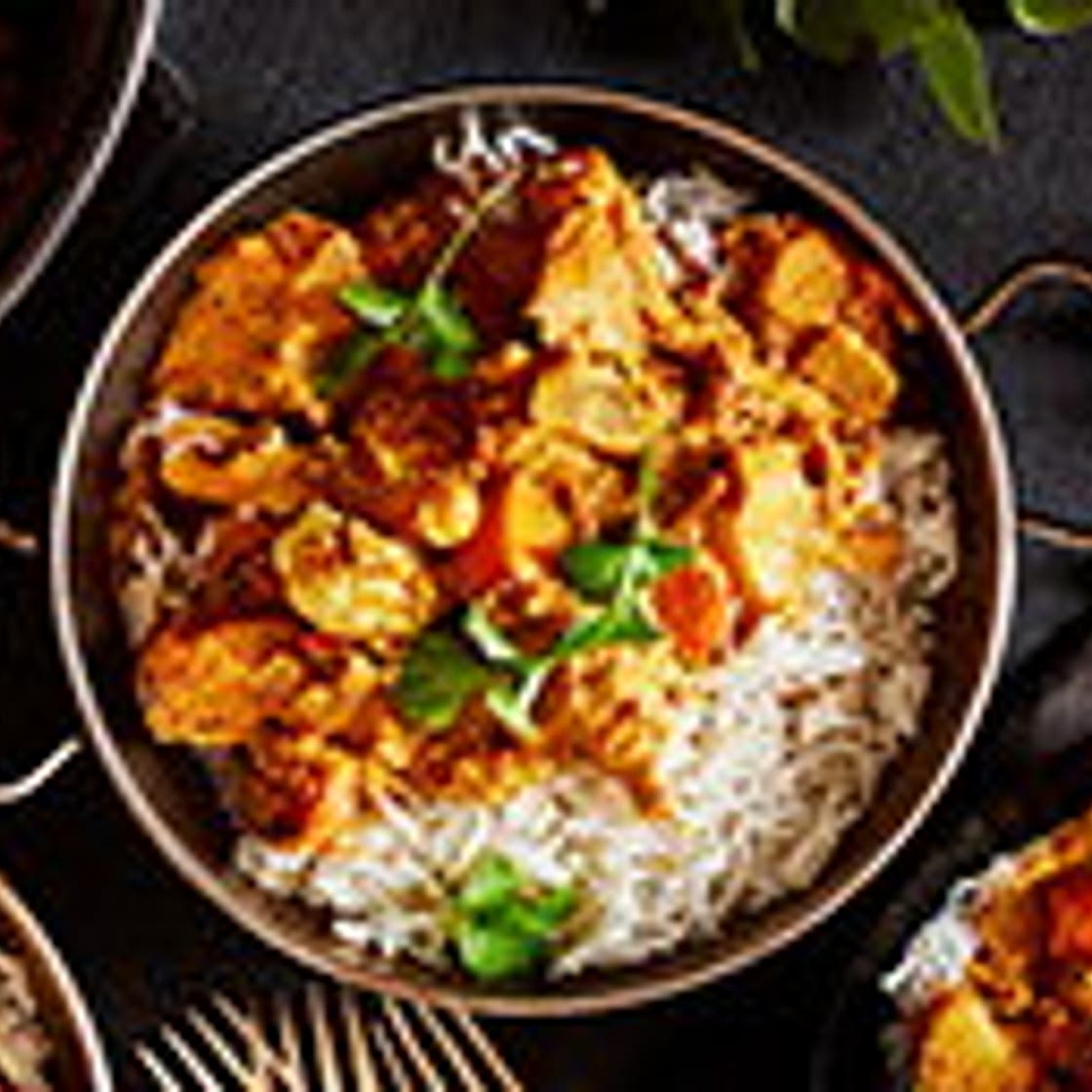 Christmas leftover veg korma