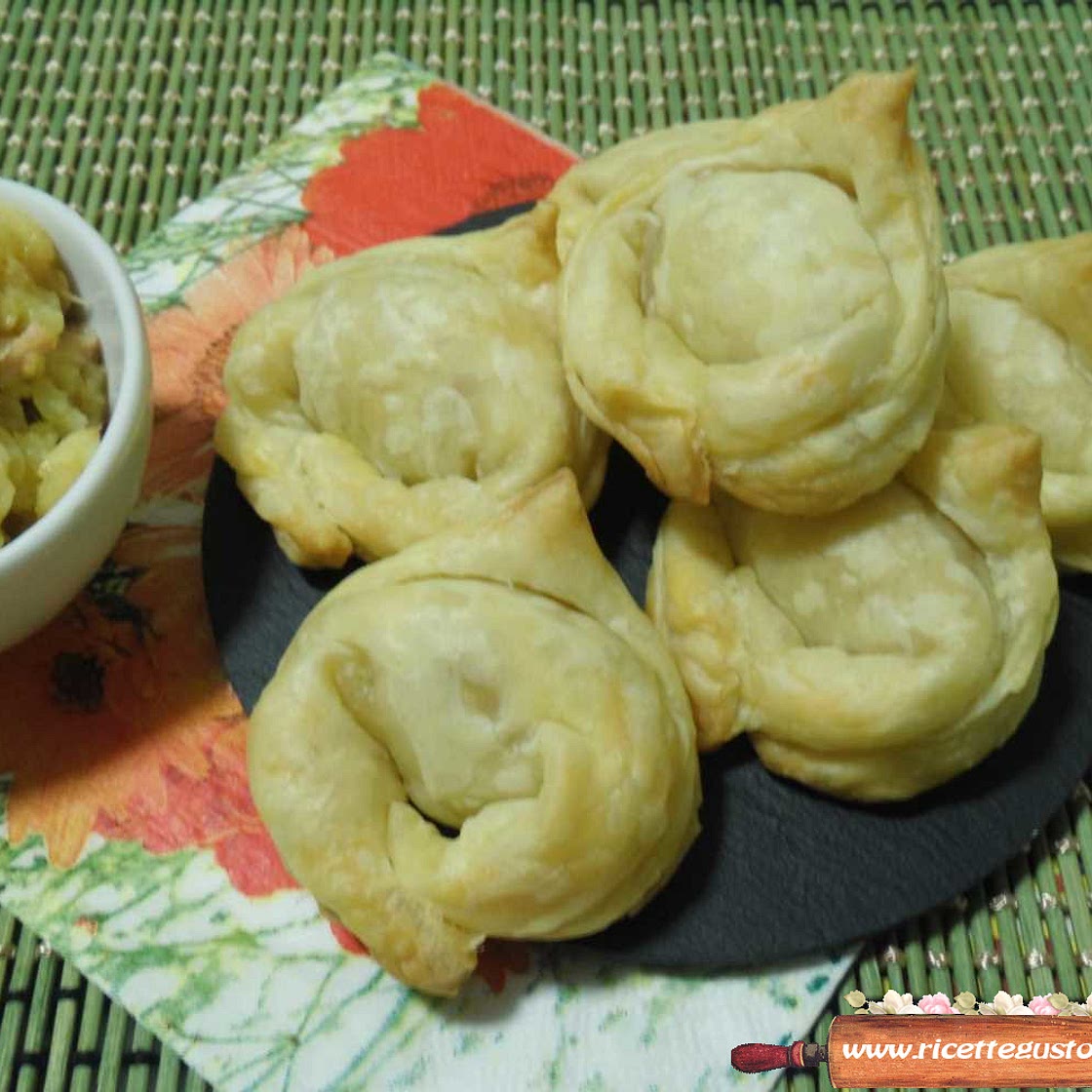 Tortelli di pasta sfoglia