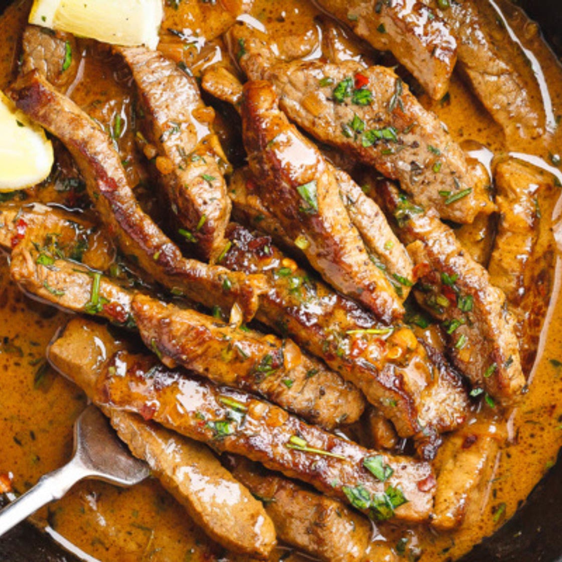 Pan-Seared Steak in Butter Sauce