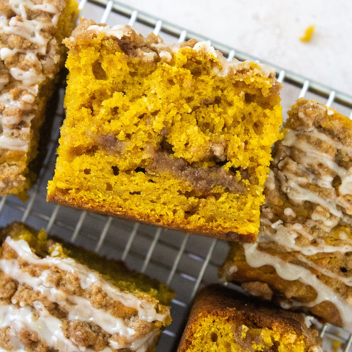 Maple Pumpkin Spice Coffee Cake