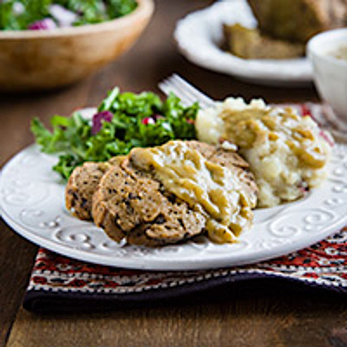 Mushroom Seitan Roast