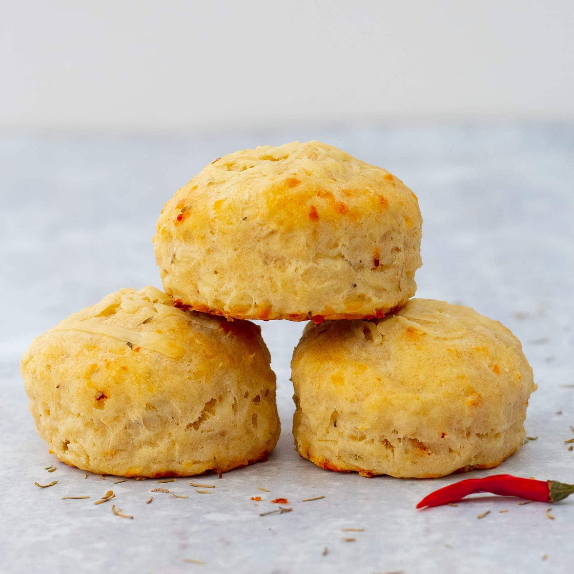 Cheese Scones with a Chilli Kick