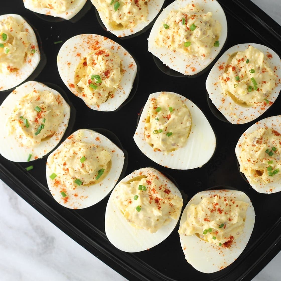Low Fodmap Deviled Eggs