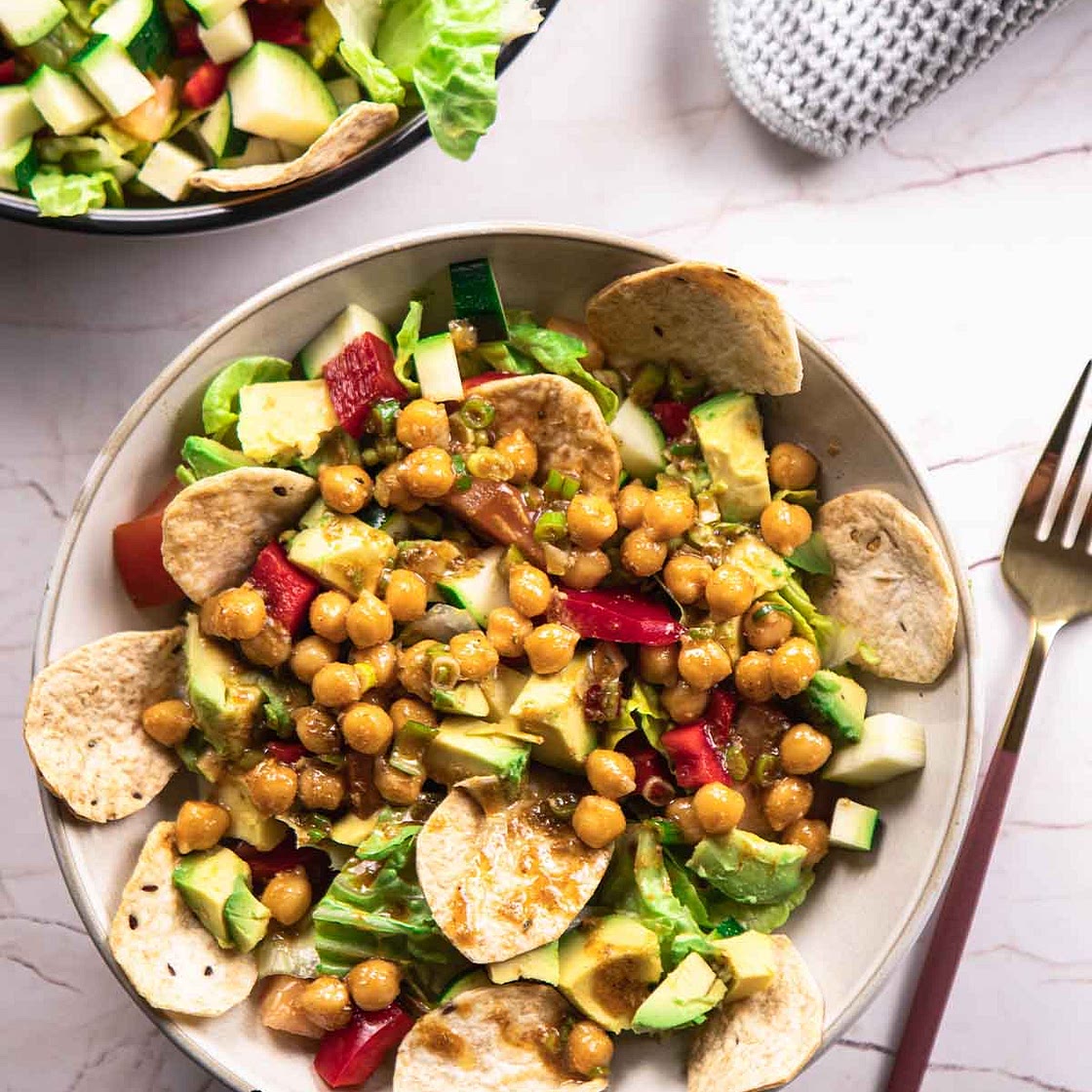Vegan/Vegetarian Meatless Taco Salad