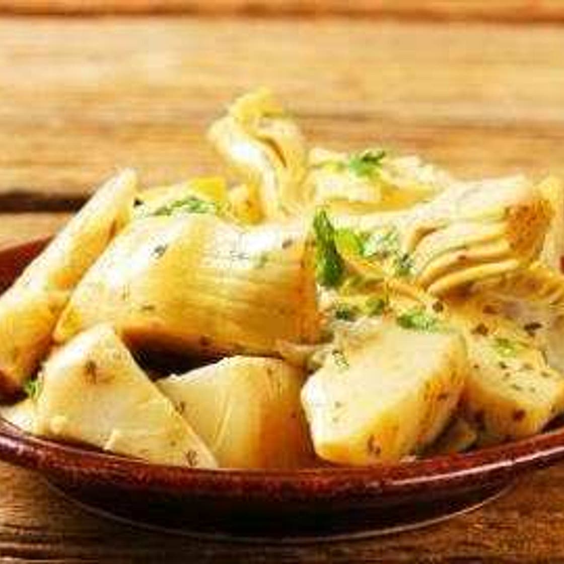 Ensalada de alcachofas con ajo | Reto 28