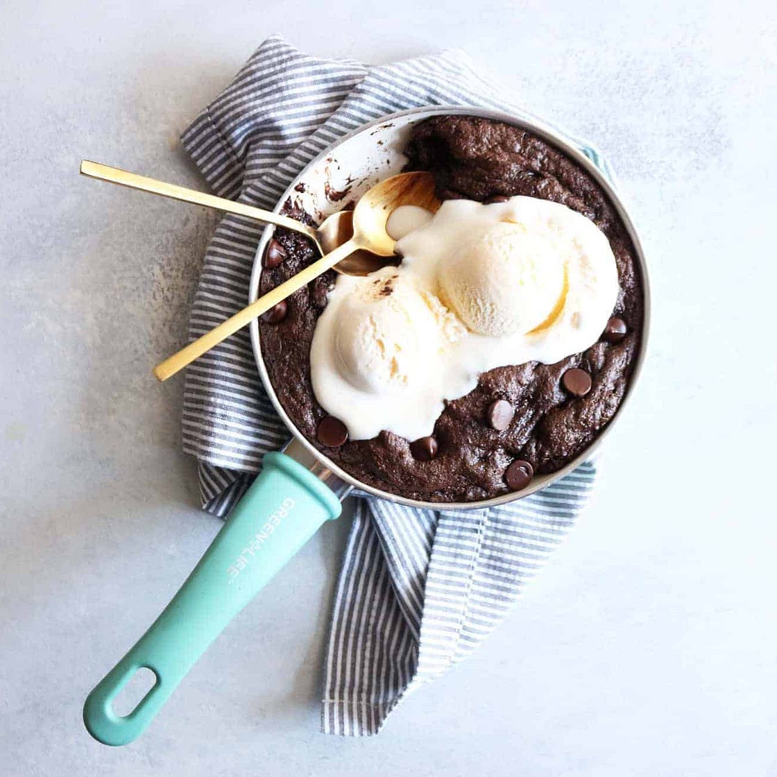 Gooey Brownie Skillet