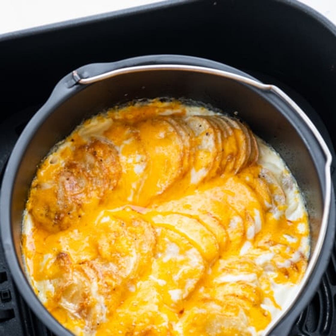 Air Fryer Scalloped Potatoes