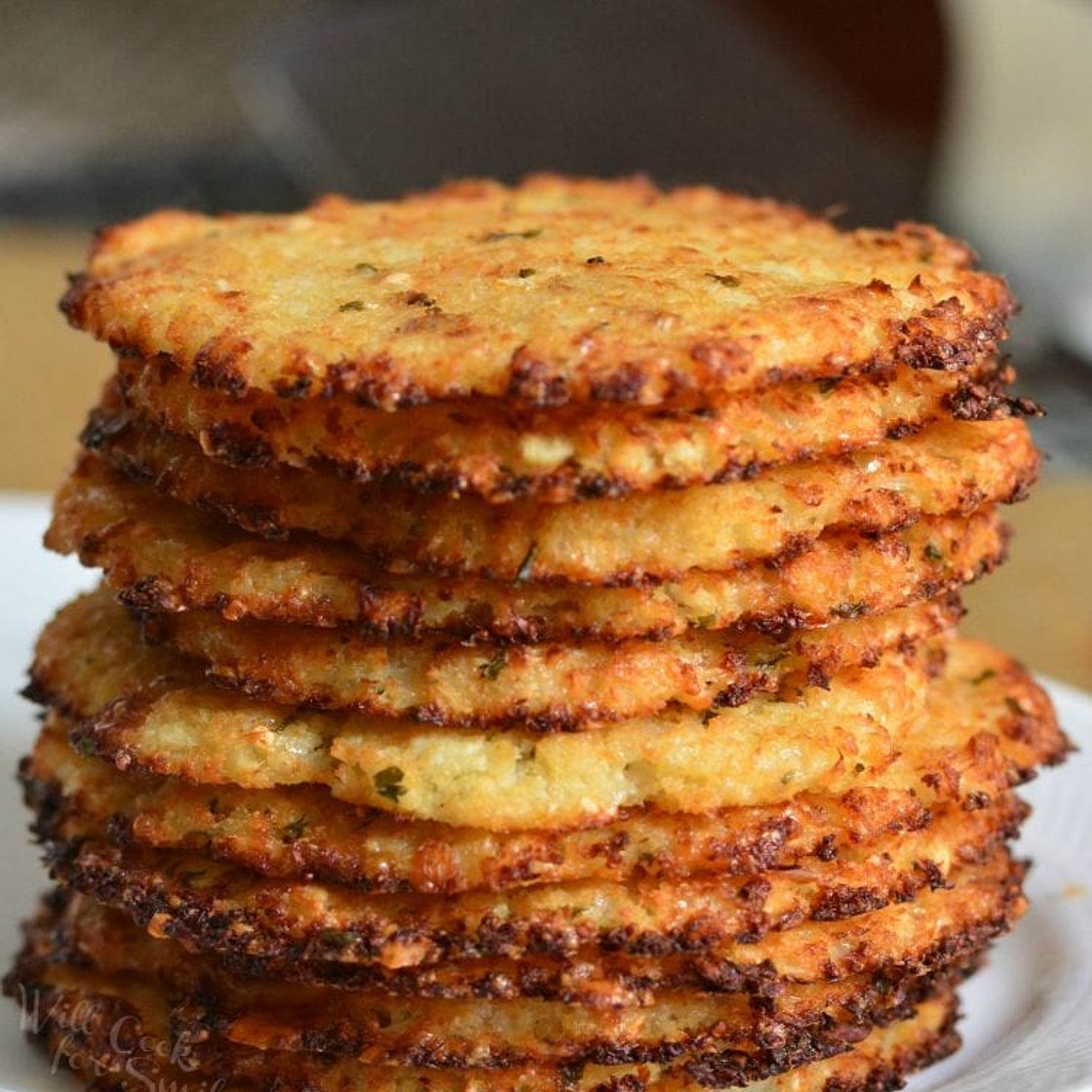 Cauliflower Parmesan Crisps