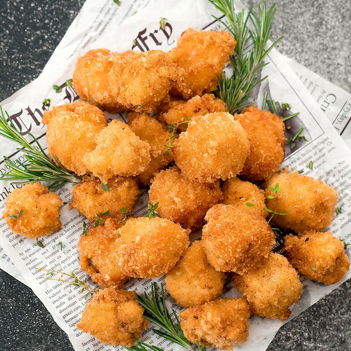 Crispy Low Carb Keto Cauliflower Bites