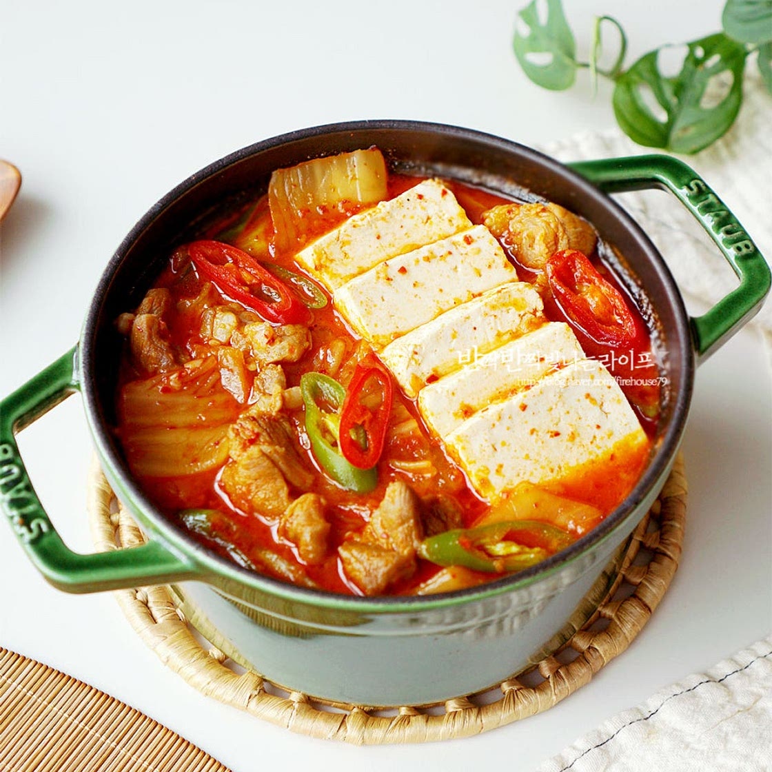 간단 김치찌개 맛있게 끓이는법 돼지고기 김치찌개 레시피