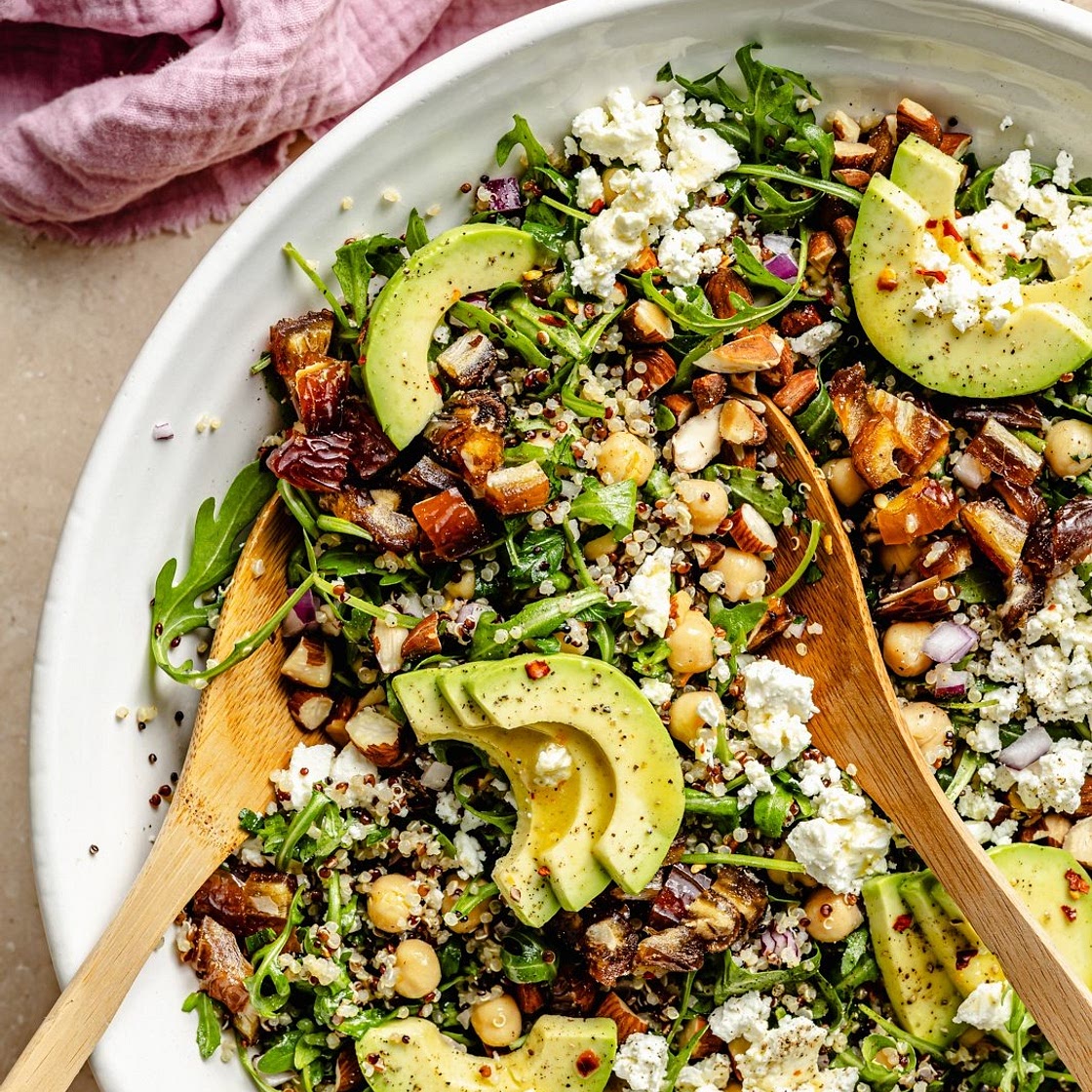 Chickpea Arugula Quinoa Salad