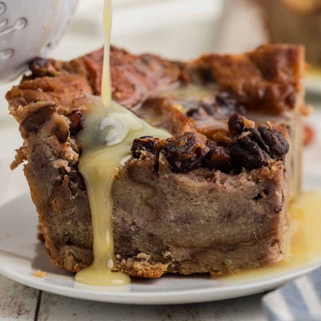 Decadent Bread Pudding with Rum Sauce